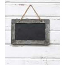 Tin Framed Chalkboard, Farmhouse Style Message Board~ Set of Six   183212191589